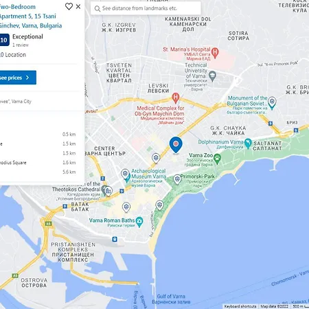 New The Twins Two-bedroom, 5 At 15 Tsani Ginchev Street, Floor 3 Apartament Varna
