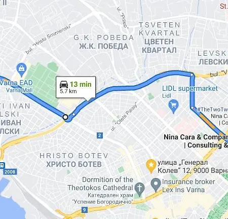 New The Twins Two-bedroom, 5 At 15 Tsani Ginchev Street, Floor 3 Apartment Varna