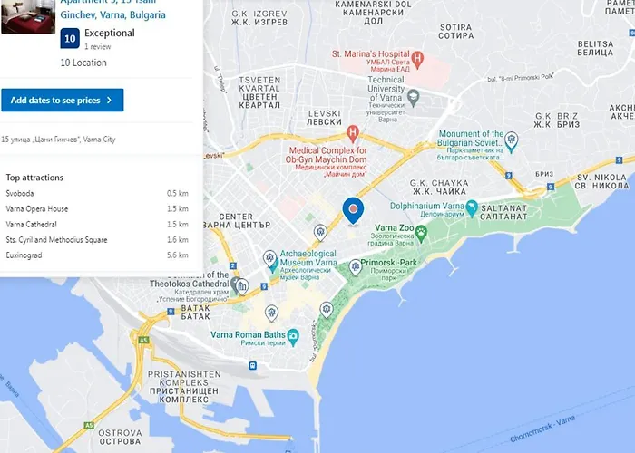 New The Twins Two-bedroom, 5 At 15 Tsani Ginchev Street, Floor 3 Apartmán Varna