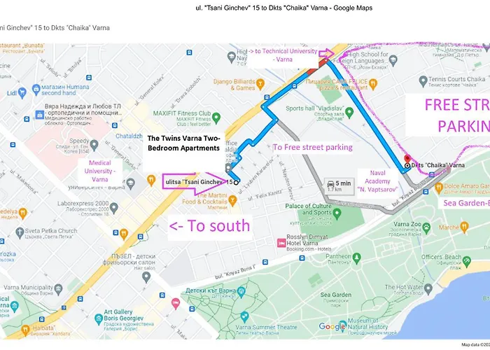 Apartmán New The Twins Two-bedroom, 5 At 15 Tsani Ginchev Street, Floor 3