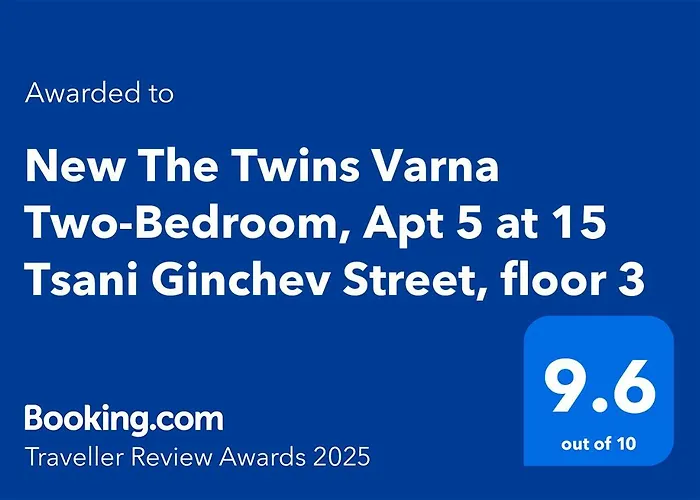 New The Twins Two-bedroom, 5 At 15 Tsani Ginchev Street, Floor 3 Apartmán Varna